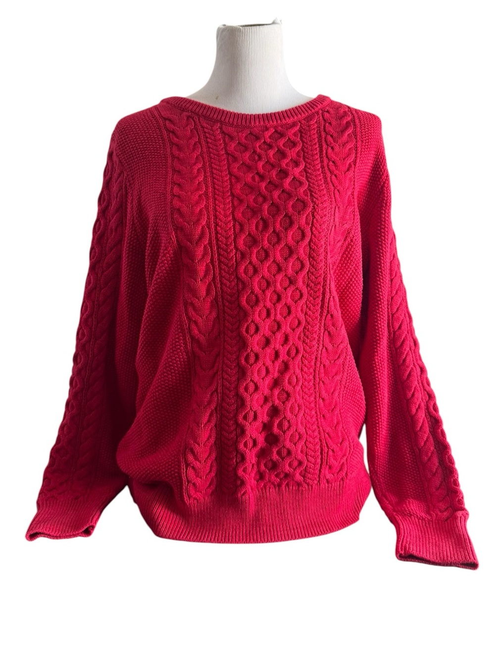 NWT GAP Cable Knit Crewneck Sweater Size XL